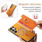 For Samsung Galaxy S24 Ultra 5G Retro Cross Leather Ring Horizontal Insert Card Bag MagSafe Phone Case(Yellow)