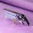 For Samsung Galaxy S24 5G Retro Cross Leather Ring Horizontal Insert Card Bag MagSafe Phone Case(Purple)