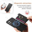 For Samsung Galaxy S24 5G Retro Cross Leather Ring Horizontal Insert Card Bag MagSafe Phone Case(Black)