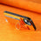 For Samsung Galaxy S24 5G Retro Cross Leather Ring Horizontal Insert Card Bag MagSafe Phone Case(Yellow)