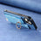 For Samsung Galaxy S24 5G Retro Cross Leather Ring Horizontal Insert Card Bag MagSafe Phone Case(Blue)