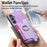 For Samsung Galaxy S24 FE 5G Retro Cross Leather Ring Horizontal Insert Card Bag MagSafe Phone Case(Purple)
