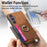 For Samsung Galaxy S24 FE 5G Retro Cross Leather Ring Horizontal Insert Card Bag MagSafe Phone Case(Brown)