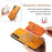 For Samsung Galaxy S24 FE 5G Retro Cross Leather Ring Horizontal Insert Card Bag MagSafe Phone Case(Yellow)