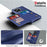 For iPhone 16 Pro ENKAY Hat-Prince Card Slot Wallet TPU Back Leather Phone Case with Lens Film(Dark Blue)