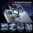 For iPhone 16 Pro ENKAY Hat-Prince Card Slot Wallet TPU Back Leather Phone Case with Lens Film(Dark Blue)