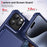 For iPhone 16 Pro ENKAY Hat-Prince Card Slot Wallet TPU Back Leather Phone Case with Lens Film(Purple)