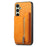 For Samsung Galaxy S24 FE 5G Retro MagSafe Zipper Wallet Card Bag Back Phone Case(Yellow)