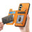 For Samsung Galaxy S24 FE 5G Retro MagSafe Zipper Wallet Card Bag Back Phone Case(Yellow)