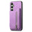 For Samsung Galaxy S24 FE 5G Retro MagSafe Zipper Wallet Card Bag Back Phone Case(Purple)