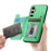 For Samsung Galaxy S24 FE 5G Retro MagSafe Zipper Wallet Card Bag Back Phone Case(Green)
