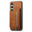 For Samsung Galaxy S24 FE 5G Retro MagSafe Zipper Wallet Card Bag Back Phone Case(Brown)