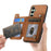 For Samsung Galaxy S24 FE 5G Retro MagSafe Zipper Wallet Card Bag Back Phone Case(Brown)
