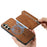 For Samsung Galaxy S24 FE 5G Retro MagSafe Zipper Wallet Card Bag Back Phone Case(Brown)