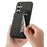 For Samsung Galaxy S24 FE 5G Retro MagSafe Zipper Wallet Card Bag Back Phone Case(Black)