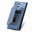 For Samsung Galaxy S24 Ultra 5G Retro MagSafe Zipper Wallet Card Bag Back Phone Case(Blue)
