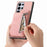 For Samsung Galaxy S24 Ultra 5G Retro MagSafe Zipper Wallet Card Bag Back Phone Case(Pink)