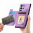For Samsung Galaxy S24 Ultra 5G Retro MagSafe Zipper Wallet Card Bag Back Phone Case(Purple)