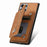 For Samsung Galaxy S24 Ultra 5G Retro MagSafe Zipper Wallet Card Bag Back Phone Case(Brown)