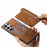 For Samsung Galaxy S24 Ultra 5G Retro MagSafe Zipper Wallet Card Bag Back Phone Case(Brown)