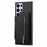 For Samsung Galaxy S24 Ultra 5G Retro MagSafe Zipper Wallet Card Bag Back Phone Case(Black)