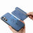 For Samsung Galaxy S24 5G Retro MagSafe Zipper Wallet Card Bag Back Phone Case(Blue)