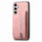 For Samsung Galaxy S24 5G Retro MagSafe Zipper Wallet Card Bag Back Phone Case(Pink)