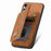 For Samsung Galaxy S24 5G Retro MagSafe Zipper Wallet Card Bag Back Phone Case(Brown)