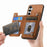 For Samsung Galaxy S24 5G Retro MagSafe Zipper Wallet Card Bag Back Phone Case(Brown)