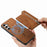 For Samsung Galaxy S24 5G Retro MagSafe Zipper Wallet Card Bag Back Phone Case(Brown)