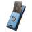 For Samsung Galaxy S24 Ultra 5G Retro Cross Leather Ring Vertical Insert Card Bag MagSafe Phone Case(Blue)