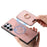 For Samsung Galaxy S24 Ultra 5G Retro Cross Leather Ring Vertical Insert Card Bag MagSafe Phone Case(Pink)