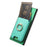 For Samsung Galaxy S24 Ultra 5G Retro Cross Leather Ring Vertical Insert Card Bag MagSafe Phone Case(Green)