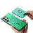 For Samsung Galaxy S24 Ultra 5G Retro Cross Leather Ring Vertical Insert Card Bag MagSafe Phone Case(Green)