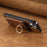 For Samsung Galaxy S24 5G Retro Cross Leather Ring Vertical Insert Card Bag MagSafe Phone Case(Brown)