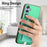 For Samsung Galaxy S24 5G Retro Cross Leather Ring Side Insert Card Bag MagSafe Phone Case(Green)