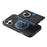 For iPhone 17 Carbon Fiber Ring Side Insert Card Bag MagSafe Phone Case(Black)