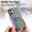 For iPhone 17 Carbon Fiber Ring Side Insert Card Bag MagSafe Phone Case(Green)