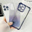 For iPhone 16 Electrpolated Glitter Four-corner Shockproof Space TPU Phone Case(Gradient Silver)