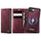 For iPhone 16e CaseMe C49 MagSafe RFID Blocking Detachable Wallet Leather Phone Case(Red)