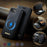 For iPhone 16e CaseMe C49 MagSafe RFID Blocking Detachable Wallet Leather Phone Case(Black)