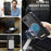 For iPhone 16e CaseMe C49 MagSafe RFID Blocking Detachable Wallet Leather Phone Case(Black)