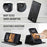 For iPhone 16e CaseMe C49 MagSafe RFID Blocking Detachable Wallet Leather Phone Case(Black)