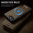 For iPhone 16e CaseMe C49 MagSafe RFID Blocking Detachable Wallet Leather Phone Case(Coffee)