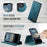 For iPhone 16e CaseMe C49 MagSafe RFID Blocking Detachable Wallet Leather Phone Case(Green)