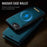 For iPhone 16e CaseMe C49 MagSafe RFID Blocking Detachable Wallet Leather Phone Case(Green)