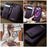 For iPhone 16e CaseMe C49 MagSafe RFID Blocking Detachable Wallet Leather Phone Case(Purple)