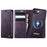 For iPhone 16e CaseMe C49 MagSafe RFID Blocking Detachable Wallet Leather Phone Case(Purple)