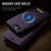 For iPhone 16e CaseMe C49 MagSafe RFID Blocking Detachable Wallet Leather Phone Case(Purple)