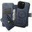 For iPhone 14 Pro Max Suteni Q05S1 3-in-1 Detachable Wallet MagSafe Leather Phone Case(Blue)